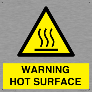 WK10268: WARNING HOT SURFACE