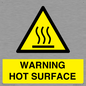 WK10268: WARNING HOT SURFACE