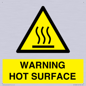 WK10268: WARNING HOT SURFACE