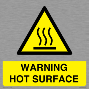 WK10268: WARNING HOT SURFACE