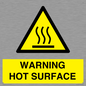 WK10268: WARNING HOT SURFACE