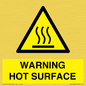 WK10268: WARNING HOT SURFACE