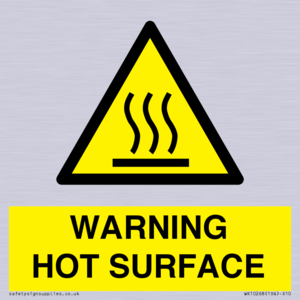 WK10268: WARNING HOT SURFACE