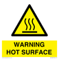 WK10268: WARNING HOT SURFACE