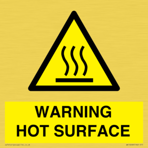 WK10268: WARNING HOT SURFACE