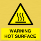 WK10268: WARNING HOT SURFACE