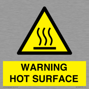 WK10268: WARNING HOT SURFACE