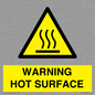 WK10268: WARNING HOT SURFACE