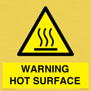 WK10268: WARNING HOT SURFACE