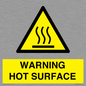 WK10268: WARNING HOT SURFACE