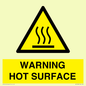 WK10268: WARNING HOT SURFACE