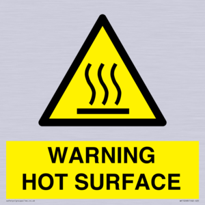 WK10268: WARNING HOT SURFACE