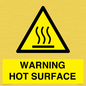 WK10268: WARNING HOT SURFACE