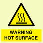 WK10268: WARNING HOT SURFACE