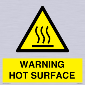 WK10268: WARNING HOT SURFACE
