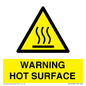 WK10268: WARNING HOT SURFACE