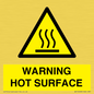 WK10268: WARNING HOT SURFACE