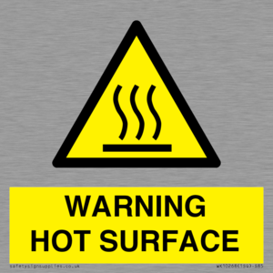 WK10268: WARNING HOT SURFACE