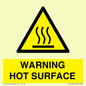 WK10268: WARNING HOT SURFACE
