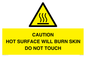 WK12631: CAUTION HOT SURFACE WILL BURN SKIN DO NOT TOUCH