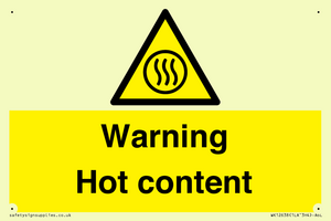 WK12638: Warning Hot content