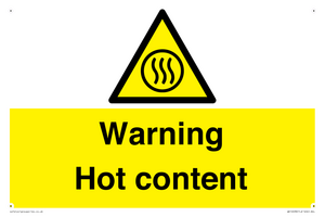 WK12638: Warning Hot content