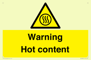 WK12638: Warning Hot content