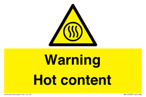 WK12638: Warning Hot content