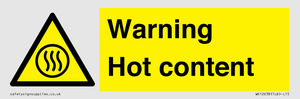 WK12638: Warning Hot content