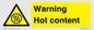 WK12638: Warning Hot content