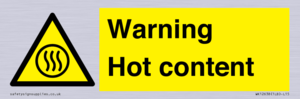 WK12638: Warning Hot content