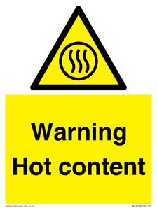 WK12638: Warning Hot content