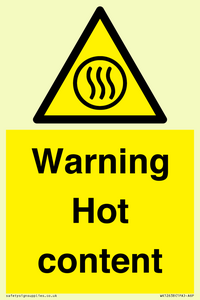 WK12638: Warning Hot content