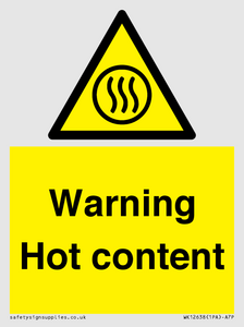 WK12638: Warning Hot content