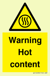 WK12638: Warning Hot content