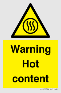 WK12638: Warning Hot content