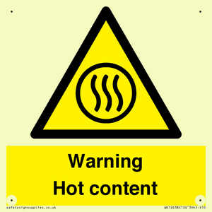 WK12638: Warning Hot content
