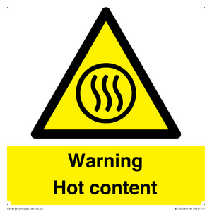 WK12638: Warning Hot content
