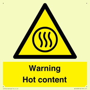 WK12638: Warning Hot content