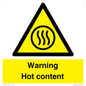 WK12638: Warning Hot content