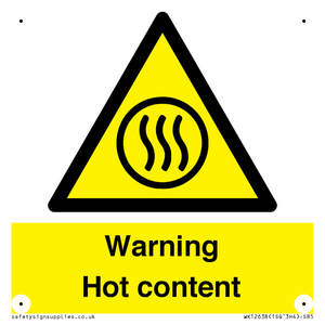 WK12638: Warning Hot content