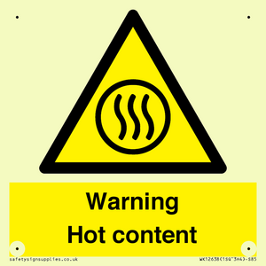 WK12638: Warning Hot content