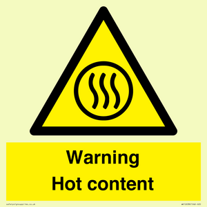 WK12638: Warning Hot content
