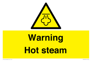 WK12640: Warning Hot steam