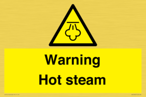 WK12640: Warning Hot steam