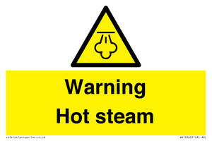 WK12640: Warning Hot steam