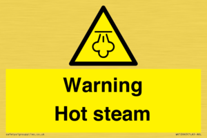 WK12640: Warning Hot steam