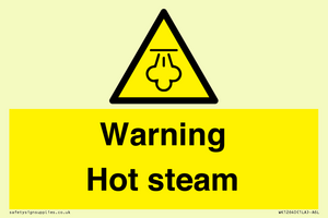 WK12640: Warning Hot steam