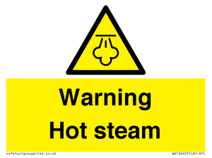 WK12640: Warning Hot steam