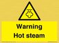 WK12640: Warning Hot steam